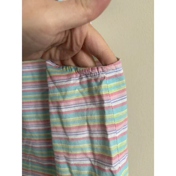 Fresh Produce Womens Medium‎ Collared Button Front Shirt Sleeveless Rainbow Boho - Picture 3 of 6